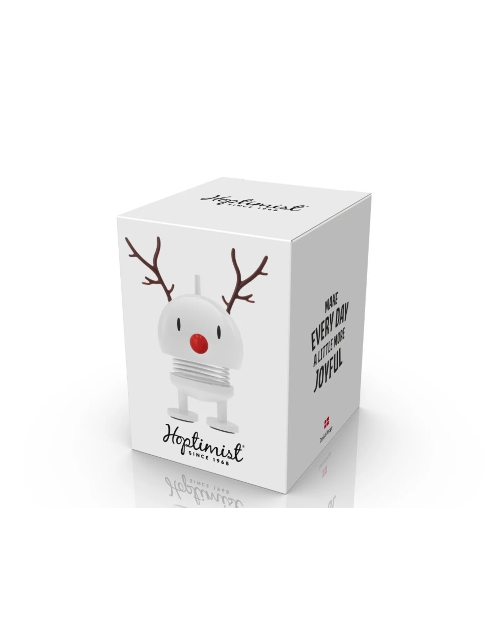 Hoptimist Hoptimist Reindeer Bumble XS White