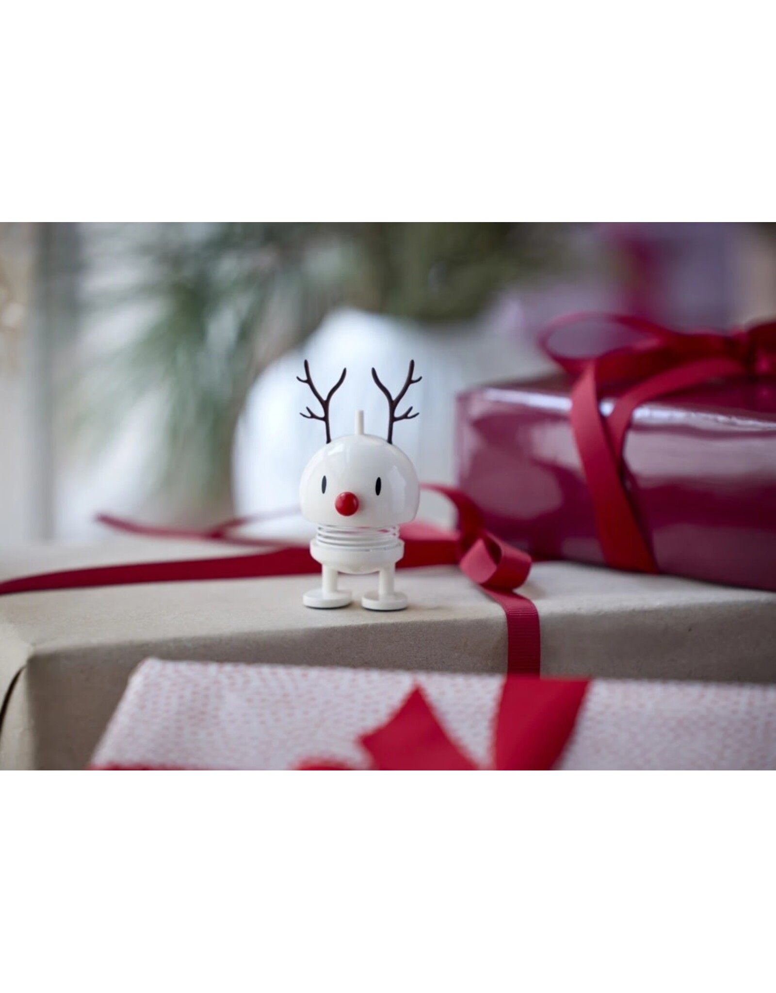 Hoptimist Hoptimist Reindeer Bumble XS White