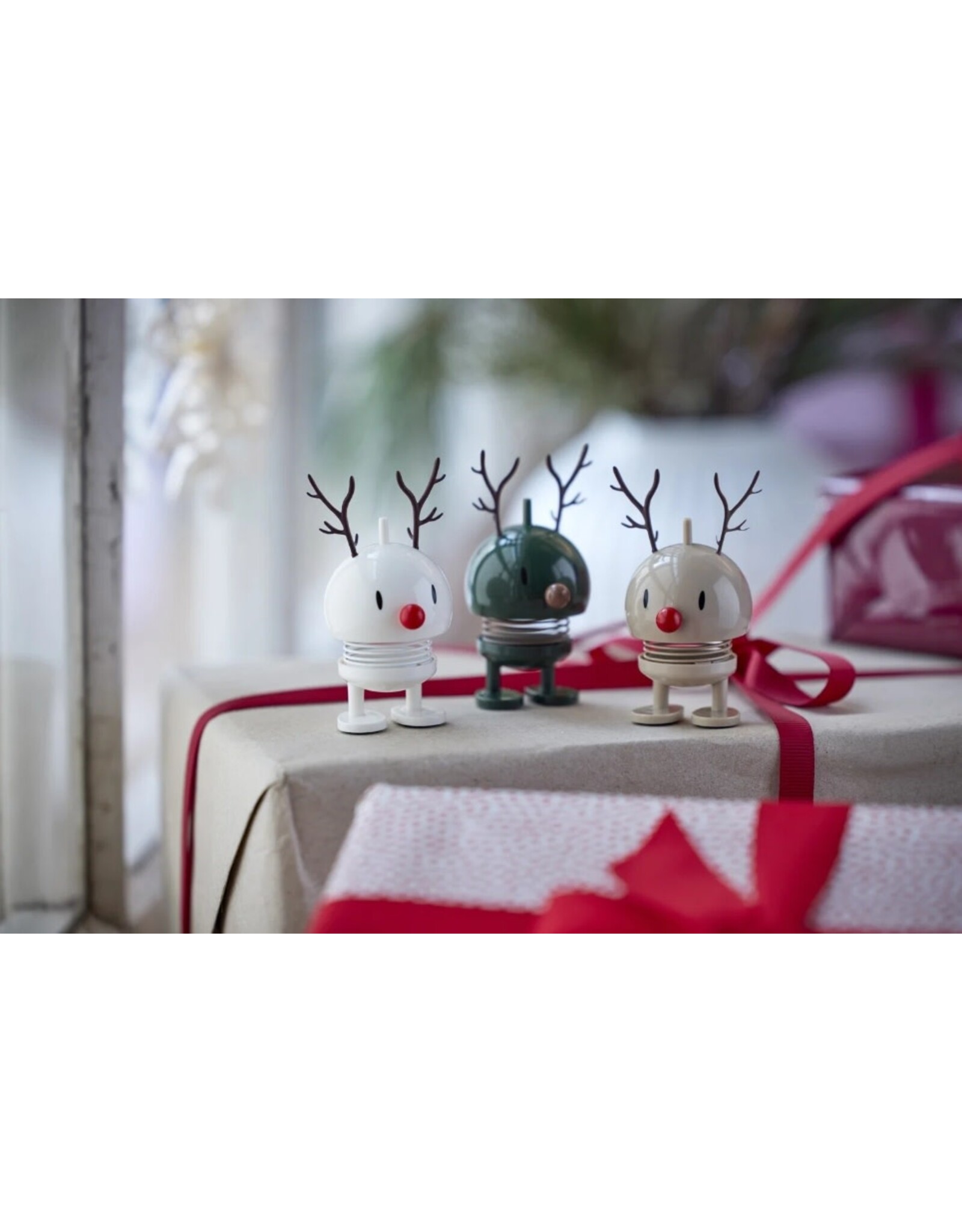 Hoptimist Hoptimist Reindeer Bumble XS White