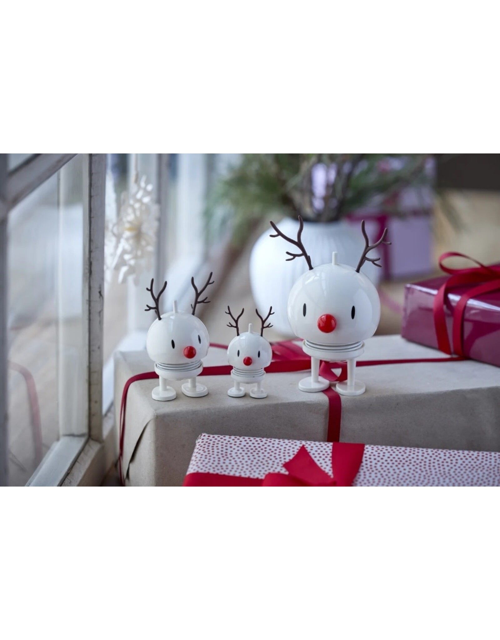 Hoptimist Hoptimist Reindeer Bumble XS White