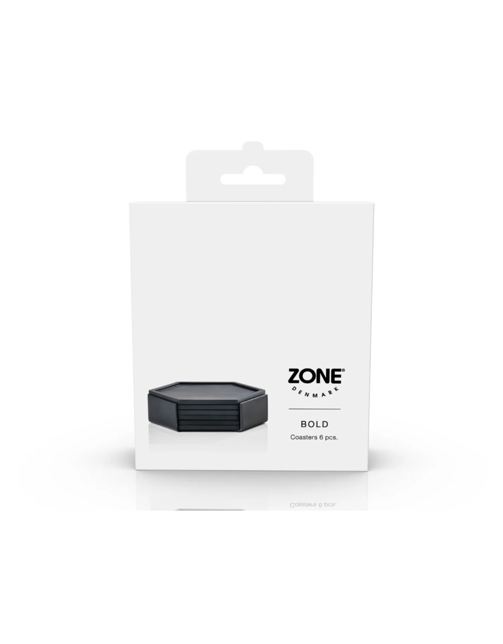 ZONE Denmark Coaster Bold 6 pcs Black