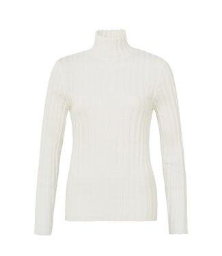YAYA 01-000143-210/996912  Close-fit rib stitch sweater with high neckline and long sle