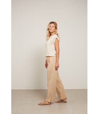 YAYA 01-309061-304/51116  Jersey wide leg trousers with slit detail