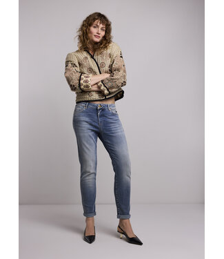 Summum Woman 4s2584-5158/000426-Vintagebluedenim  VENUS-tapered jeans boom stretch ocean denim