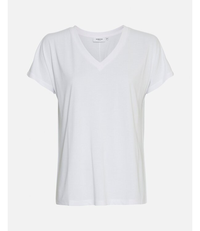 18167/OpticalSnow  MSCHFenya Modal V Neck Tee