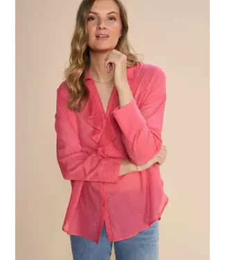 Mos Mosh 153740/CamelliaRose  MMJelena Voile Shirt