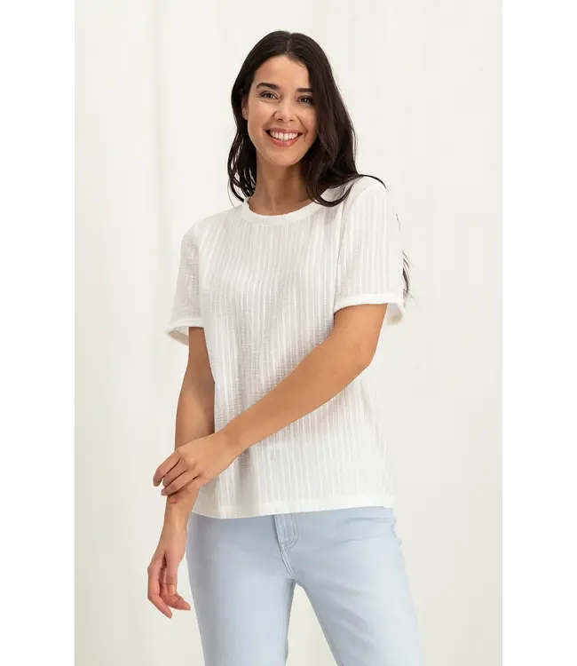 01-701162-403/99293  Fabric mix top w. fringes