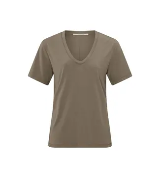 YAYA 01-719023-403/81015  Basic T-shirt with round neck and short sleeves in slim fit
