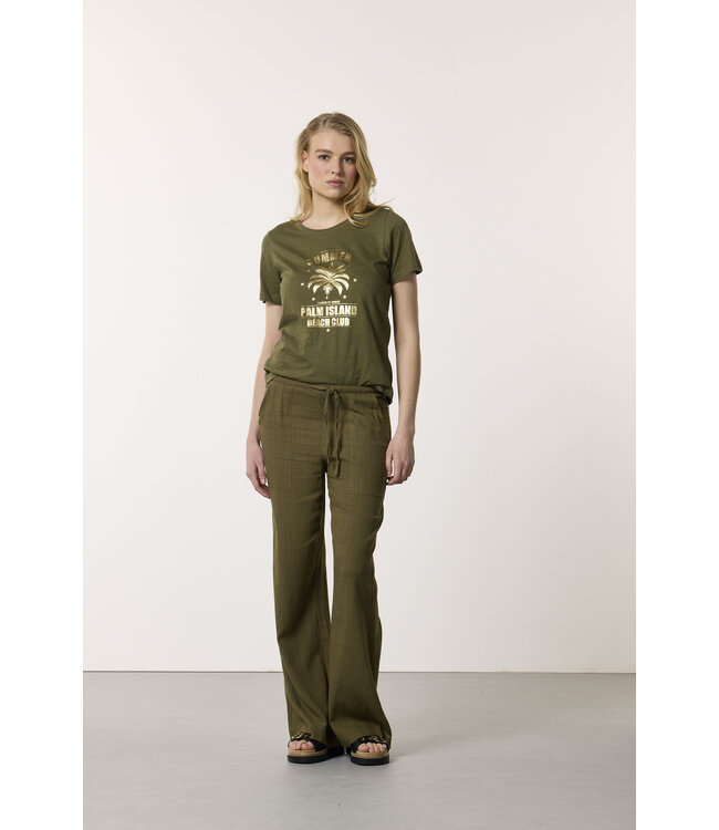 C03-12-101/006200-Olive  Trousers Pockets