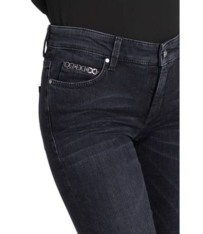 9268-0012/39-5112  Paris Flared jeans Kettendetail ModernDark
