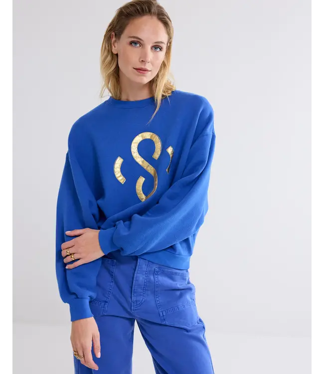 3s5067-30413/000460-RoyalBlue  Sweatshirt Vintage Sweat