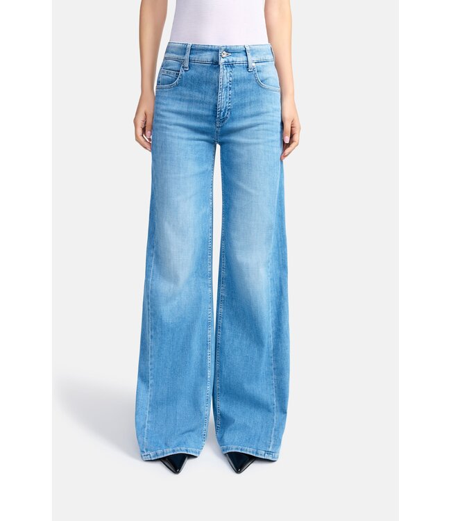 9150-0056/04-5311  Palazzo patch denim bleach