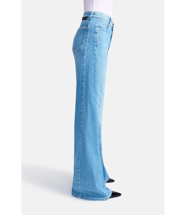 9150-0056/04-5311  Palazzo patch denim bleach