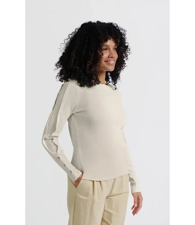 01-709265-503/99990  Long sleeve top with buttons on sleeves