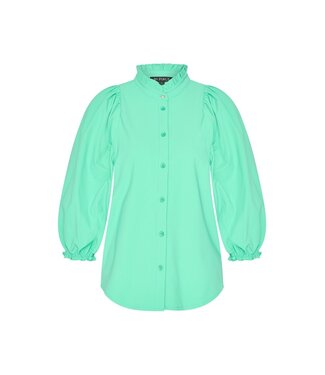 Mi Piace MP202532/MintLeaf  Blouse Ballon Mouw
