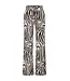 Mi Piace MP202089ZAPT/Black|Kit  Broek Straight Zebra Print