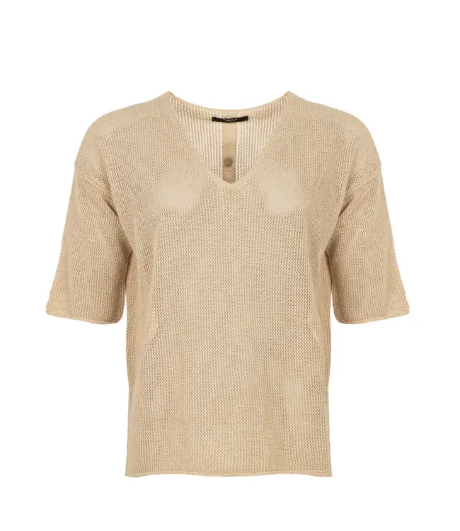 Bari/DK-Parchment  Knit- Pull