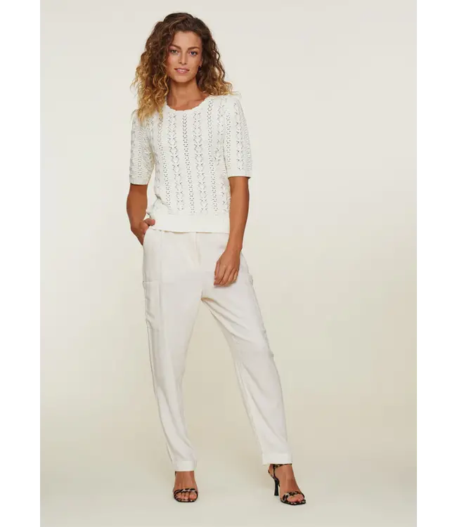 Navenna/Egret  Knit- Pull
