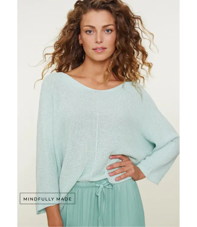 Limba/LtSageSilver  Knit- Pull