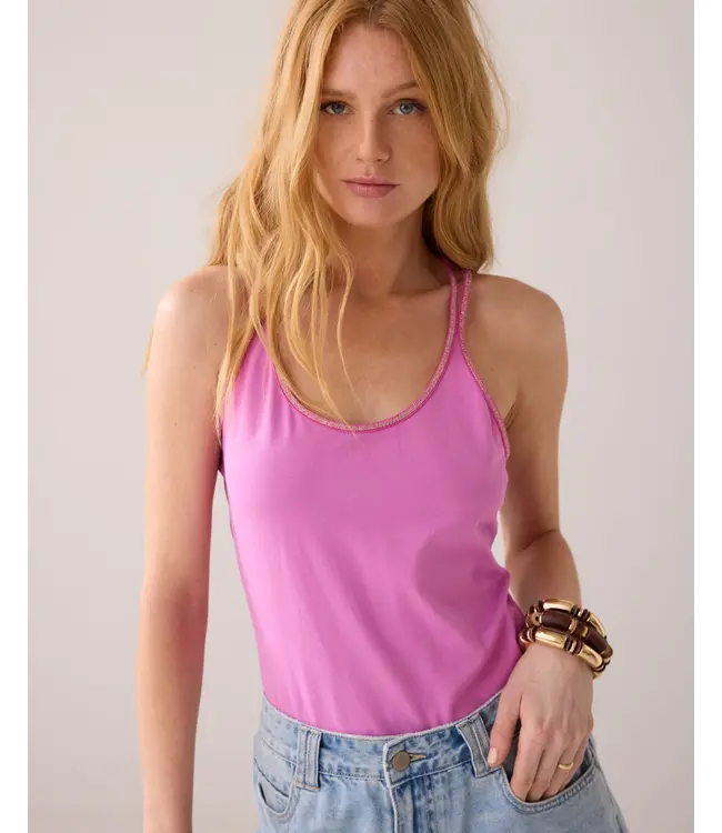 3s5114-30366/000557-Cyclaam  Singlet fine strap organic cotton