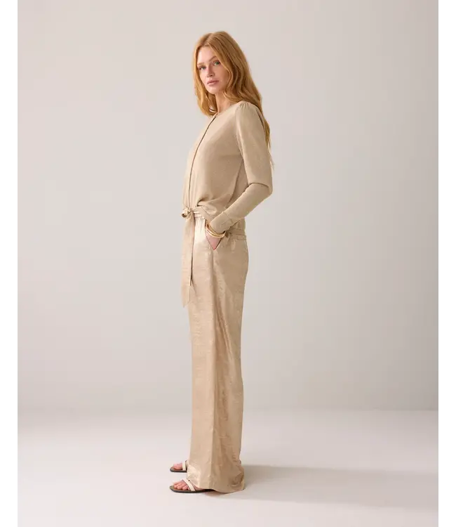 4s2550-12114/000707-Sesame  Pants Metallic Lamee