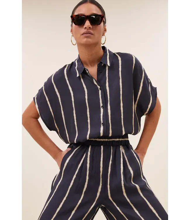25512039/bluetiedyestripe  karly tie dye stripe blouse