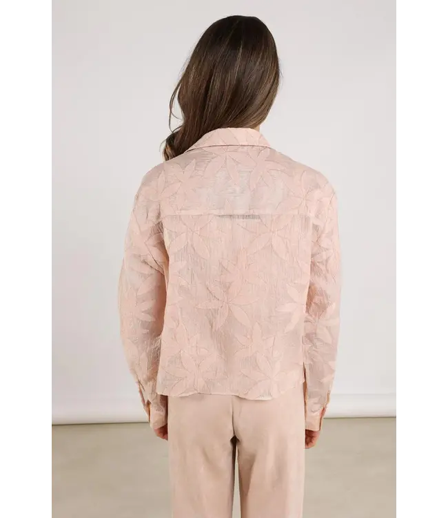 NKF02024/DustyPink  Sorrento Blouse Flower