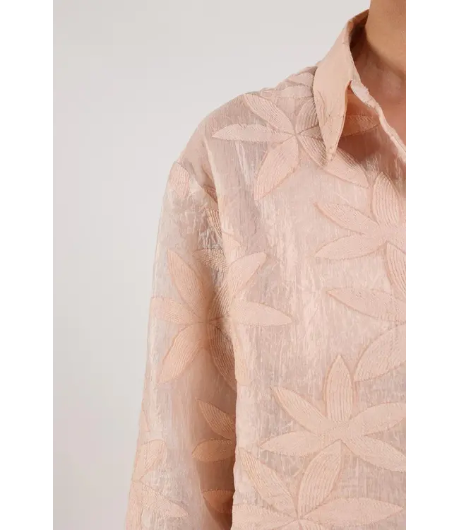 NKF02024/DustyPink  Sorrento Blouse Flower