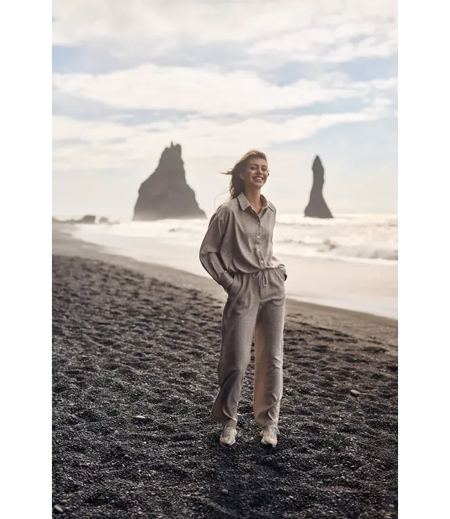 NKF09014/Sand  Vera Pants Strass