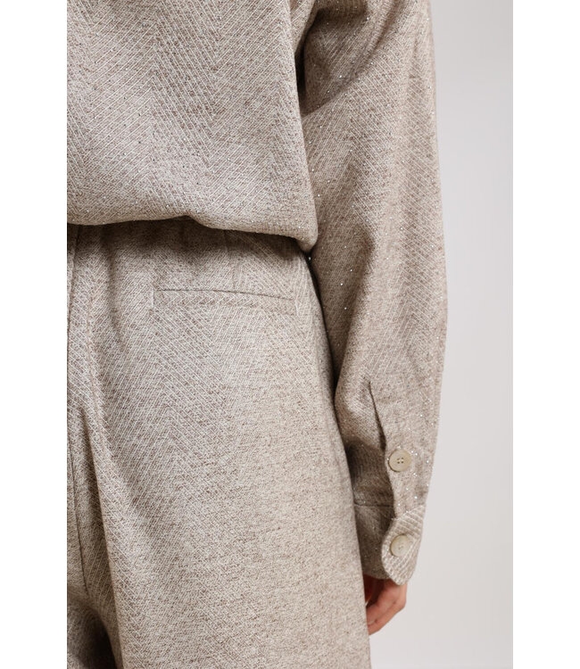 NKF09014/Sand  Vera Pants Strass