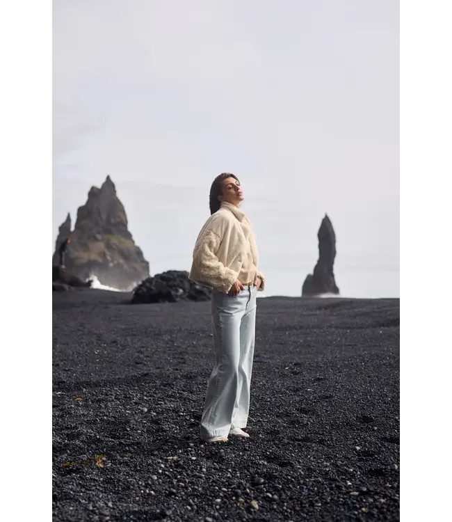 NKF13009/OffWhite  Pleun Jacket Flower