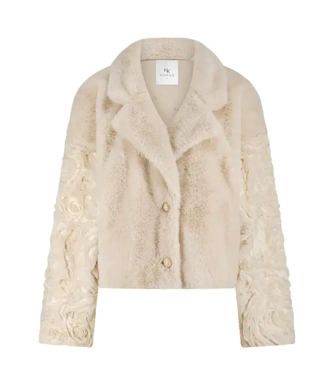 NKF13009/OffWhite  Pleun Jacket Flower