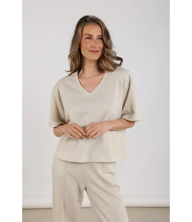 NKF01034/Sand  Flo Top Lurex