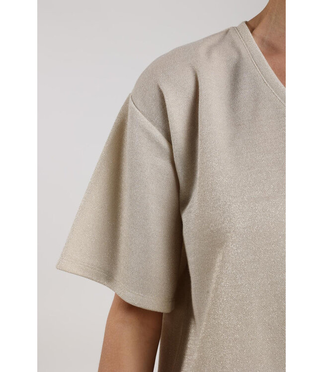 NKF01034/Sand  Flo Top Lurex