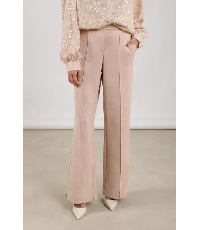 NKF09054/DustyPink  Jill Pants Suedine
