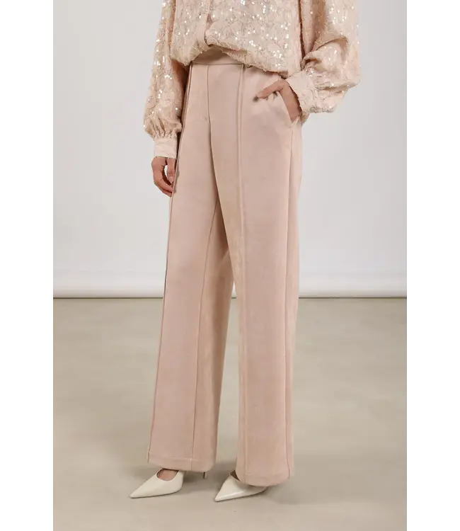 NKF09054/DustyPink  Jill Pants Suedine