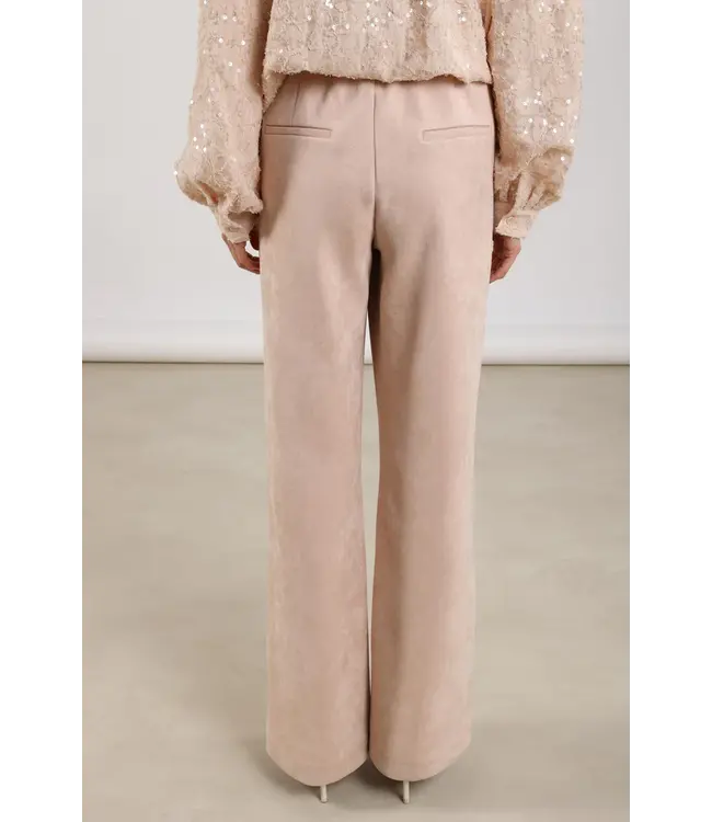 NKF09054/DustyPink  Jill Pants Suedine