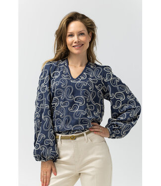 Label Dot 2521026/DonkerBlauw  Airlie