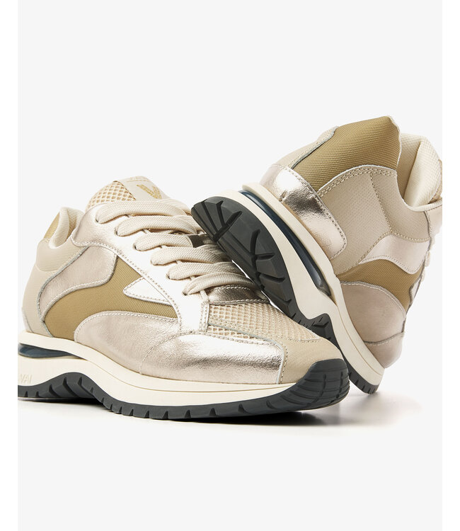 62343-03-800 Usher Riggs Cross combi - Platino Sneakers