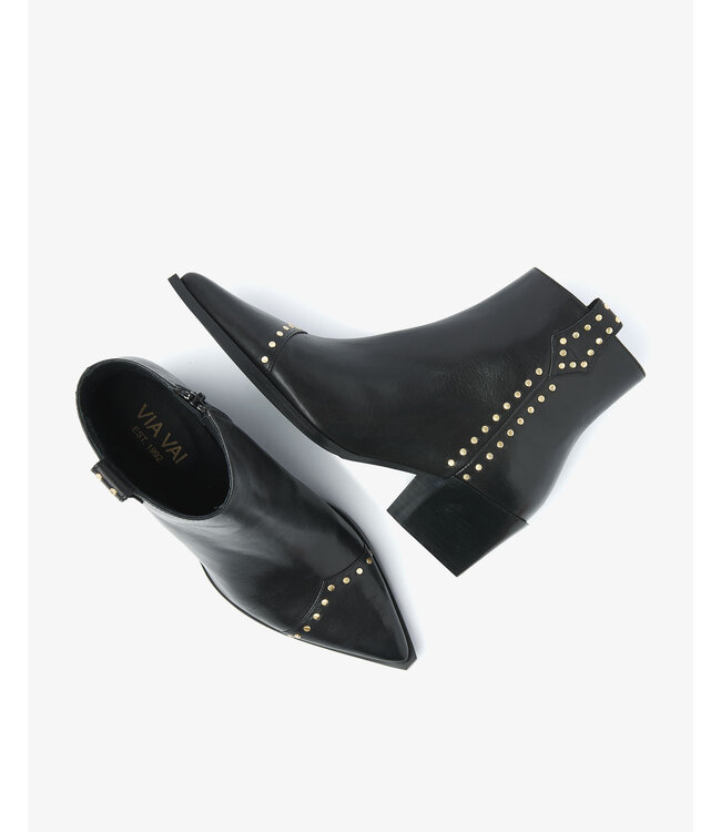 62312-01-900 Kate Brandy Santiago - Nero Enkellaarsjes