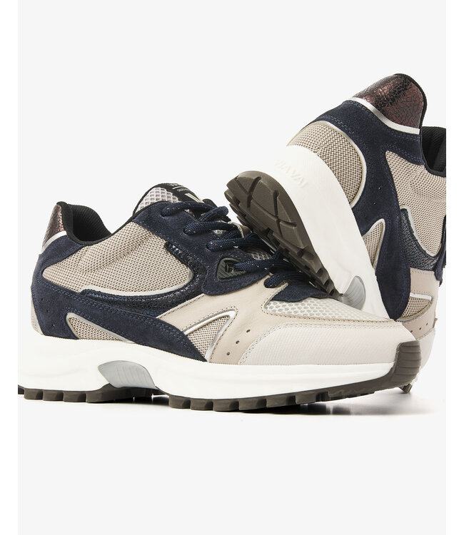 62297-03-603 Danae Vicky Zanza combi - Blue Sneakers