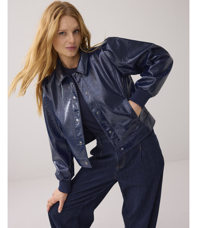 1s1243-12109/000495-MidnightBlue  Jacket Laque
