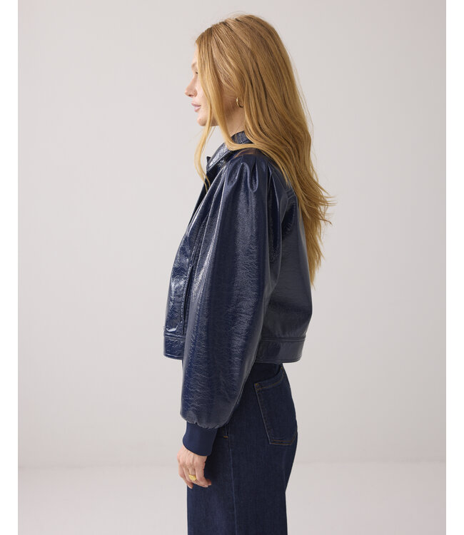 1s1243-12109/000495-MidnightBlue  Jacket Laque