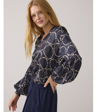 Summum Woman 2s3341-12263/000495-MidnightBlue  Top All over print