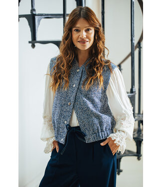 Label Dot 2527002/Blauw  Dagmar