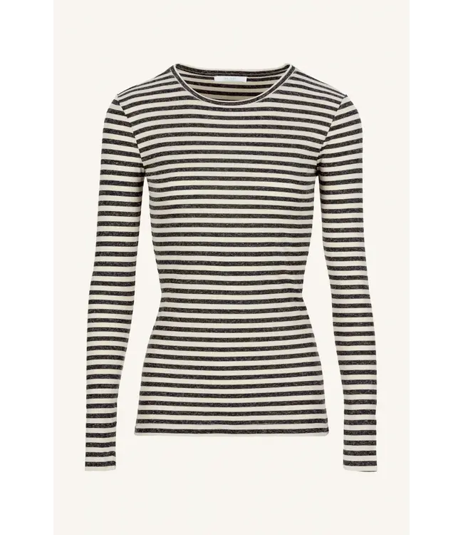 101008/chalk  basic ls stripe top