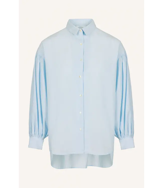23512037/light blue  sarah short chambray blouse