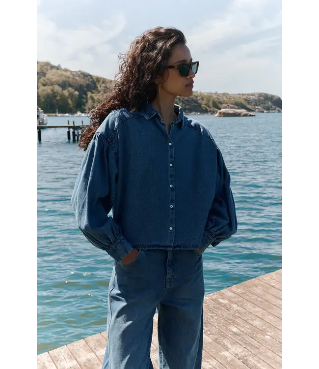 25512013/medium denim  sarah short denim blouse