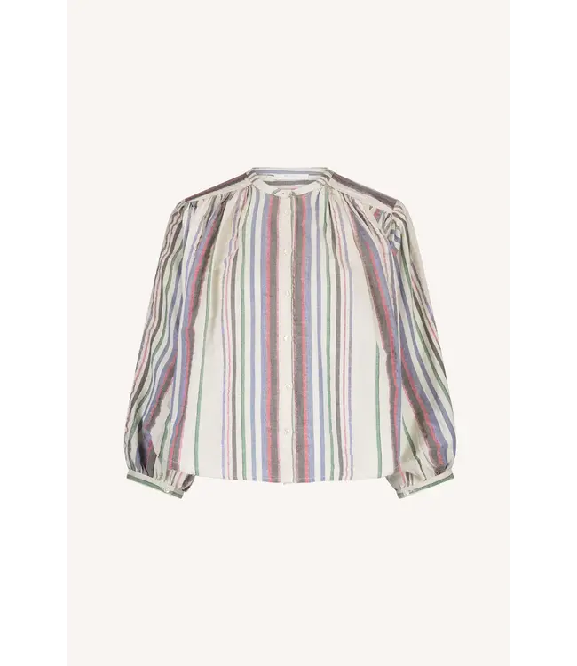 25512024/colored lurex stripe  becky colored lurex blouse