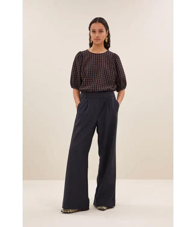 25512028/little check  jet check blouse